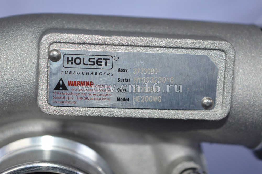 3773080/3773081 Турбокомпрессор HOLSET HE200W ISF2.8 Е-4 (C)