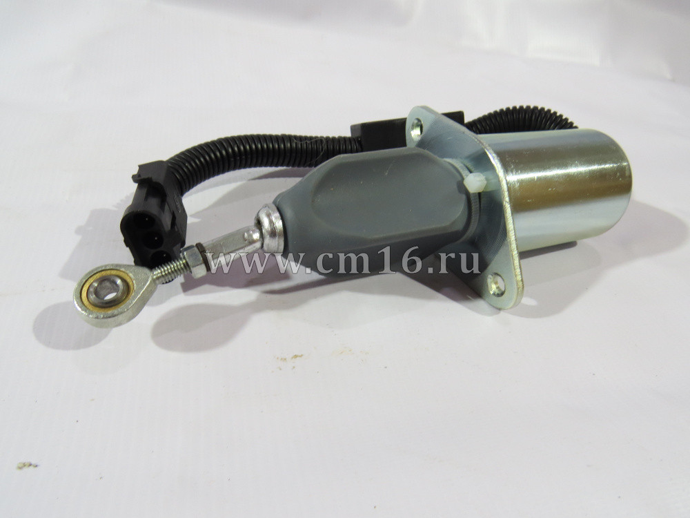 4942878/3415706 Соленоид ТНВД (круглые контакты) клапан отсечки топлива 6BT,6CT,EQB 210-20,ISLe,L (C)