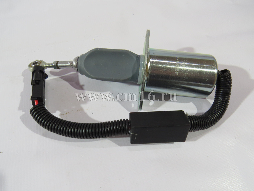 4942878/3415706 Соленоид ТНВД (круглые контакты) клапан отсечки топлива 6BT,6CT,EQB 210-20,ISLe,L (C)