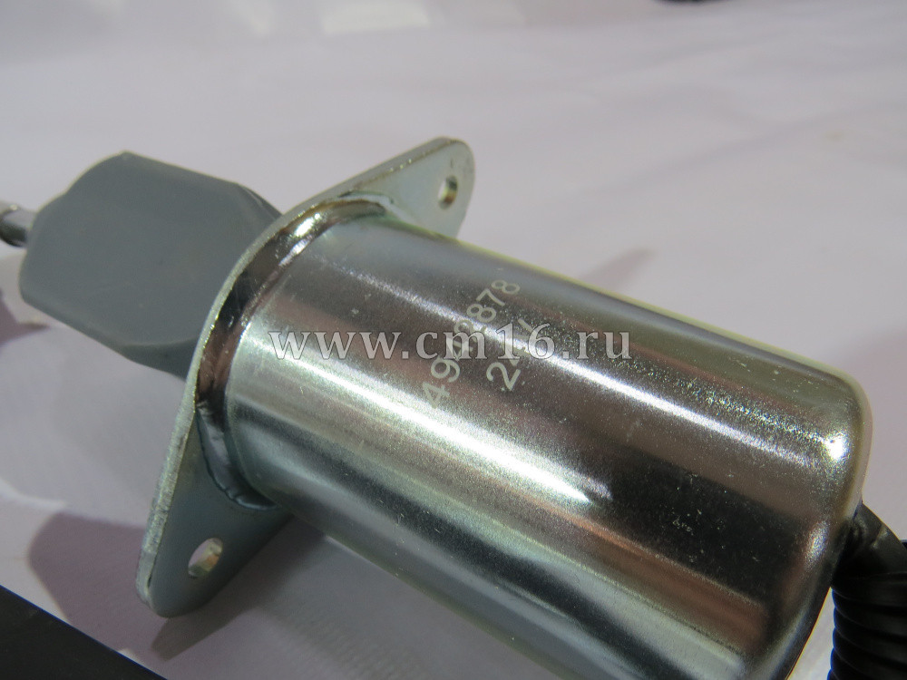 4942878/3415706 Соленоид ТНВД (круглые контакты) клапан отсечки топлива 6BT,6CT,EQB 210-20,ISLe,L (C)