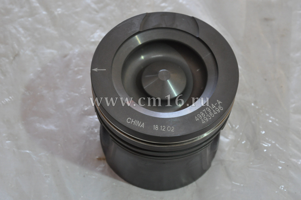 5255218/4987914/4936469/5267632 QT Поршень 6ISLe,L Е-2,3 цельный с бронзовыми втулками (С)