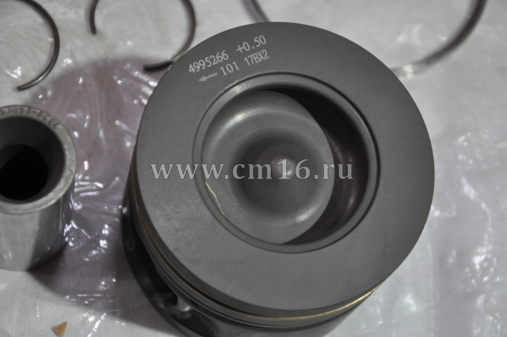 4995266 Поршневая к-т (поршень,палец,кольца,стопор) R1 ISF2.8 (С)